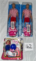 Barbie Ken Dolls (2) & Barbie Chelsea