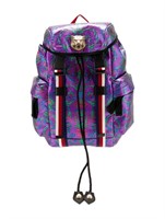 Gucci Techpack Brocade Tiger Head Backpack