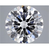 Igi Certified Round Cut 9.01ct Vs2 Lab Diamond