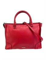 Rebecca Minkoff Red Leather Top Handle Bag
