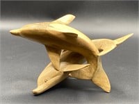 Wooden Dolphin Motif
