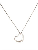 Tiffany & Co. Minimalist Open Heart Necklace