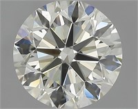 Gia Certified Round Cut 2.02ct Si1 Diamond