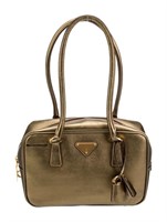 Prada Saffiano Lux Leather Bowler Bag