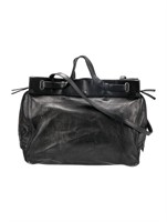 Jerome Dreyfuss Black Leather Top Handle Bag
