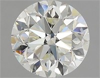 Gia Certified Round Cut 2.00ct Si1 Diamond