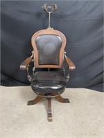Vintage Wooden Adjustable Dentist Chair