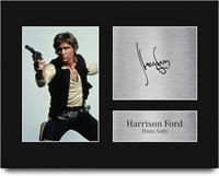 Star Wars Han Solo Harrison Ford Autograph Print