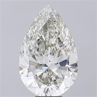 Igi Certified Pear Cut 10.04ct Vs2 Lab Diamond