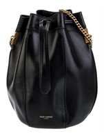 Saint Laurent Small Talitha Leather Bucket Bag