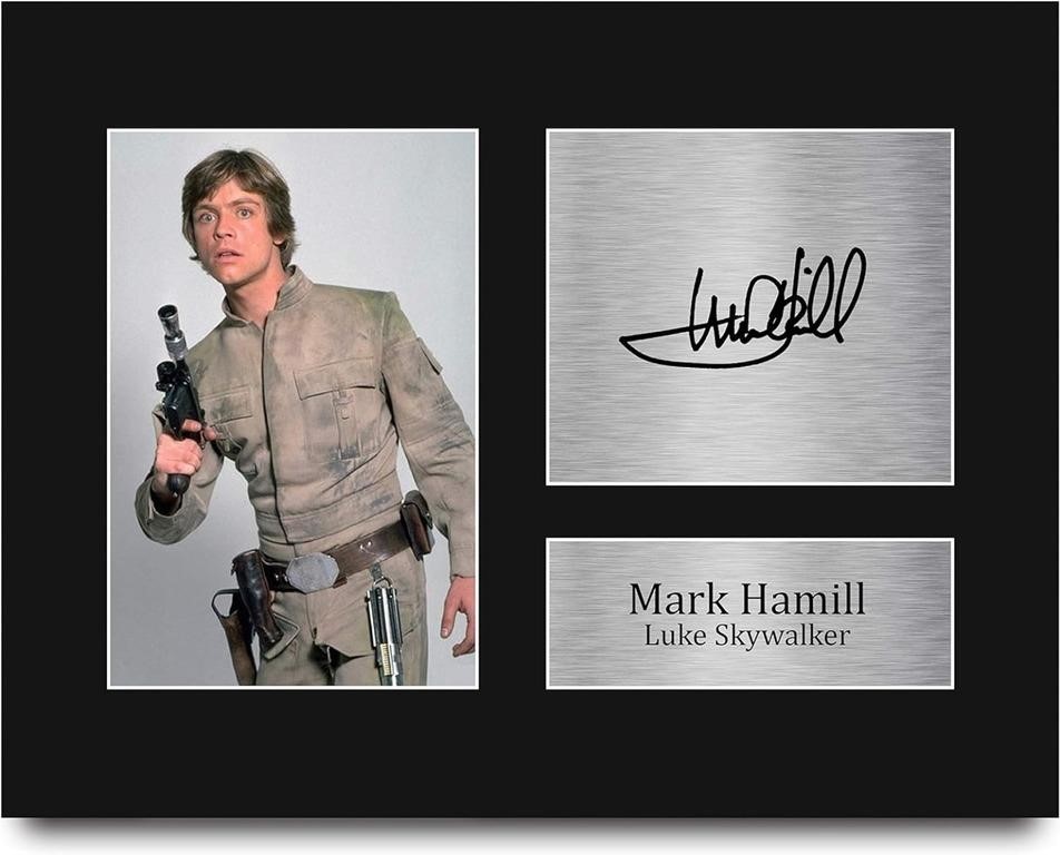 Star Wars Luke Skywalker Mark Hamill Auto Print
