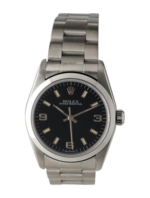 Rolex Oyster Perpetual Stainless Steel Watch 31mm