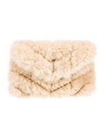 Saint Laurent Minaudiere Shearling Small Pouch