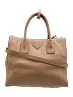 Prada Vitello Daino Leather Shoulder Bag