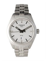 Tissot Pr 100 Silver Dial Ss Watch 33mm