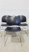 Stackable Aluminum Frame Chairs