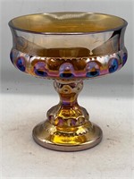 Indiana Carnival Glass KING'S CROWN Amber