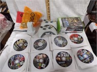 XBOX 360 Controllers & Games Lot
