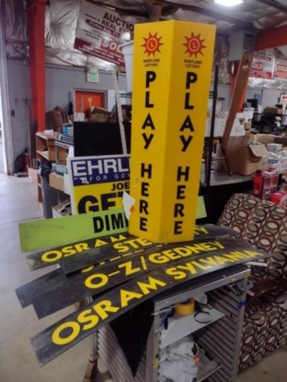 Lot of Various Signs/Political Signs