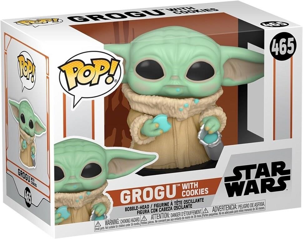 Funko Pop! Star Wars Grogu With Cookies Bobblehead