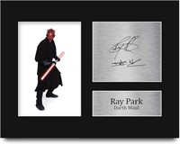 Star Wars Darth Maul Ray Park Autograph Print