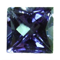 Genuine 5mm Fancy Square Violet Blue Iolite