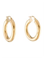 14k Gold Hoop Earrings W/tags