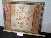 Cherry Blossom Picture w/ frame