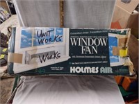 HOMES AIR Window Fan in OG Box