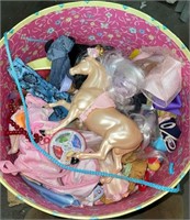 Misc Toy Lot:  Barbie 2004 Nutcracker Horse,
