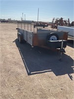 SporTrail dbl axle trailer w/ramp