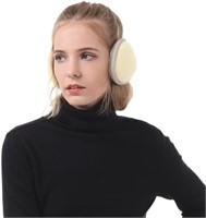 Durio Fluffy Winter Ear Muffs Women Adjustable