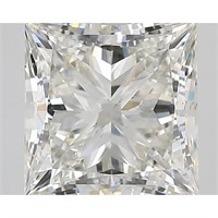 Igi Certified Princess Cut 4.03ct Vs2 Lab Diamond
