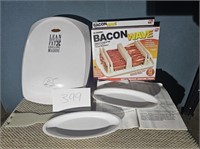 George Foreman Grill w/ Bacon Wave