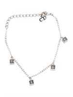 Christian Dior Logo Cube Charm Bracelet