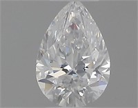 Gia Certified Pear Cut .31ct Si2 Diamond