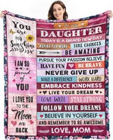 Daughter Gift from Mom Blanket  80x60