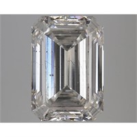 Igi Certified Emerald Cut 5.70ct Si2 Lab Diamond