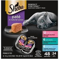 $26  Sheba Seafood Cat Food - 2.6oz/24ct Pack