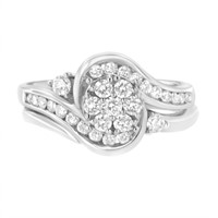 Round .83ct Diamond Bridal Ring Set