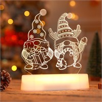 3D Gnome Night Light  LED  Christmas Decor