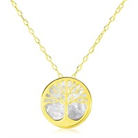 14k Gold Tree Of Life Symbol Necklace