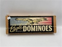 WWII VINTAGE DOUBLE EAGLE DOMINOES CIRCA 1940'S