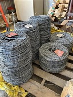Choice of new roll of 4 point barbwire, (OK brand)