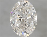 Gia Certified Oval Cut .80ct I1 Diamond