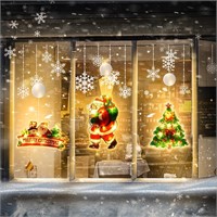 3Pcs Christmas Window Lights  Lighted Ornament