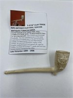 VICTORIAN CLAY PIPE BOWL ONLY CIRCA 1850 - 1901