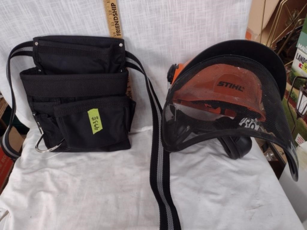 STIHL Construct Hat, Ear Protection & Tool Belt