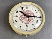 Champion Electric Wall Clock