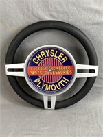 Chrysler Plymouth Battery Operatted Wall Clock